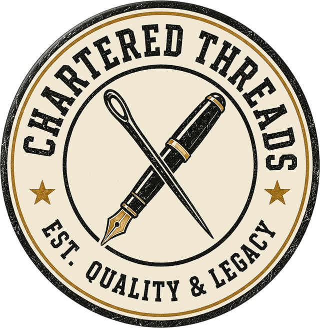 Chartered Threads seal — Est. Quality & Legacy